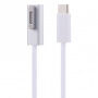 Кабел за зареждане с конектори USB-C / MagSafe 2 (tvar L) за MacBook - 1,6m - бял