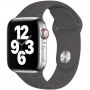Силиконова каишка с отпечатъци за Apple Watch 42mm / 41mm / 40mm / 38mm - сиво-кафяв