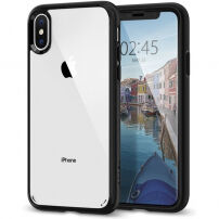 Spigen Ultra Hybrid 360 кейс за iPhone XS / X - черна