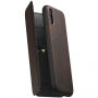 Nomad Folio Leather Tri-Fold калъф за Apple iPhone XR - кафява
