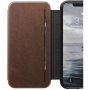 Nomad Folio Leather Tri-Fold калъф за Apple iPhone XR - кафява