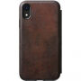 Nomad Folio Leather Tri-Fold калъф за Apple iPhone XR - кафява