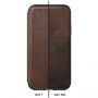 Nomad Folio Leather Tri-Fold калъф за Apple iPhone XR - кафява