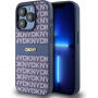 DKNY Repeat Pattern Tonal Stripe калъф за iPhone 14 Pro Max - тъмносин