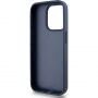 DKNY Repeat Pattern Tonal Stripe калъф за iPhone 14 Pro Max - тъмносин