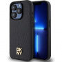 DKNY Repeat Pattern Stack Logo калъф с MagSafe за iPhone 15 Pro Max - черен