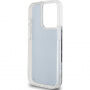 DKNY Liquid Glitter Arch Logo калъф за iPhone 15 Pro - черен