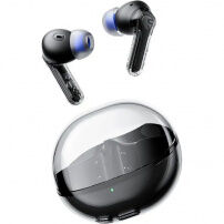 Безжични слушалки Soundpeats Clear - черна