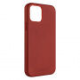 FIXED MagLeather кожен калъф с MagSafe за iPhone 12 / 12 Pro - червен