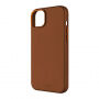 FIXED MagLeather кожен калъф с MagSafe за iPhone 14 - кафяв