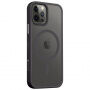 Tactical Hyperstealth прозрачен калъф с MagSafe за iPhone 12 / 12 Pro - тъмносив