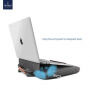 Мултифункционална чанта със стойка за iPad Pro 12,9" / MacBook до 14" - сива