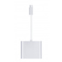 3в1 преход с USB-C на HDMI + USB 3.0 + USB-C за iPad / MacBook -сребърно