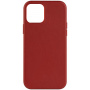 FIXED MagLeather кожен калъф с MagSafe за iPhone 12 / 12 Pro - червен
