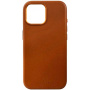 FIXED MagLeather кожен калъф с MagSafe за iPhone 14 - кафяв
