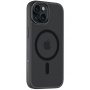 Tactical Hyperstealth прозрачен калъф с MagSafe за iPhone 15 - тъмносив