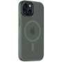 Tactical Hyperstealth прозрачен калъф с MagSafe за iPhone 15 - маслинен
