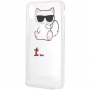 Karl Lagerfeld Fun Eaten No Rope Hard Case кейс за iPhone XS Max - прозрачно