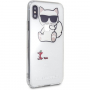 Karl Lagerfeld Fun Eaten No Rope Hard Case кейс за iPhone XS Max - прозрачно