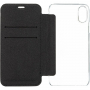 Karl Lagerfeld Ikonik Book калъф за iPhone X / XS - черна
