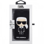 Karl Lagerfeld Ikonik Book калъф за iPhone X / XS - черна