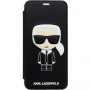 Karl Lagerfeld Ikonik Book калъф за iPhone XS Max - черна