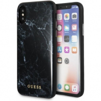 Guess Marble TPU калъф за iPhone X / XS - черна