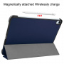 Калъф от PU кожа с функция заспиване за iPad Air 13" (2024-2026) - тъмносин