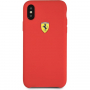 Ferrari SF силиконов калъф за iPhone X / XS - червена