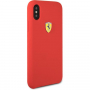 Ferrari SF силиконов калъф за iPhone X / XS - червена