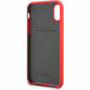Ferrari SF силиконов калъф за iPhone X / XS - червена