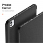 DUX DUCIS Domo калъф с място за Apple Pencil и функция заспиване за iPad Pro 11" (2024/2025) - черно