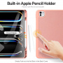 DUX DUCIS Domo калъф с място за Apple Pencil и функция заспиване за iPad Pro 13" (2024/2025) - розово