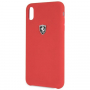 Ferrari Off Track Silicone case кейс за iPhone XS Max - червена