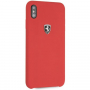 Ferrari Off Track Silicone case кейс за iPhone XS Max - червена