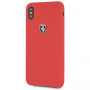 Ferrari Off Track Silicone case кейс за iPhone XS Max - червена