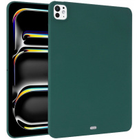 Матов калъф от мека пластмаса за iPad Pro 11" (2024/2025) - петролносин