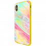 NILLKIN Ombre кейс за iPhone XS Max - жълта
