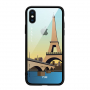 NXE кейс със стъклена задна страна за iPhone XS Max - Париж
