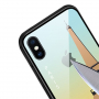 NXE кейс със стъклена задна страна за iPhone XS Max - Париж
