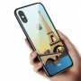 NXE кейс със стъклена задна страна за iPhone XS Max - Париж