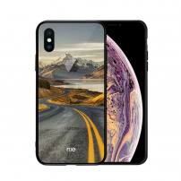 NXE кейс със стъклена задна страна за iPhone XS Max - път