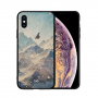 NXE кейс със стъклена задна страна за iPhone XS Max - планини