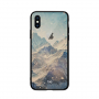 NXE кейс със стъклена задна страна за iPhone XS Max - планини