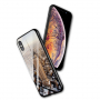 NXE кейс със стъклена задна страна за iPhone XS Max - Empire State Building