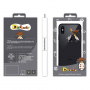 NXE кейс със стъклена задна страна за iPhone XS Max - ядосан пингвин