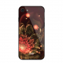 NXE кейс със стъклена задна страна за iPhone SE (2020/2022) / 8 / 7 - оранжево цвете