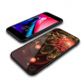NXE кейс със стъклена задна страна за iPhone SE (2020/2022) / 8 / 7 - оранжево цвете
