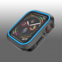 Силиконов калъф за Apple Watch 40mm - черна - синя