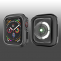 Силиконов калъф за Apple Watch 40mm - черна - сива